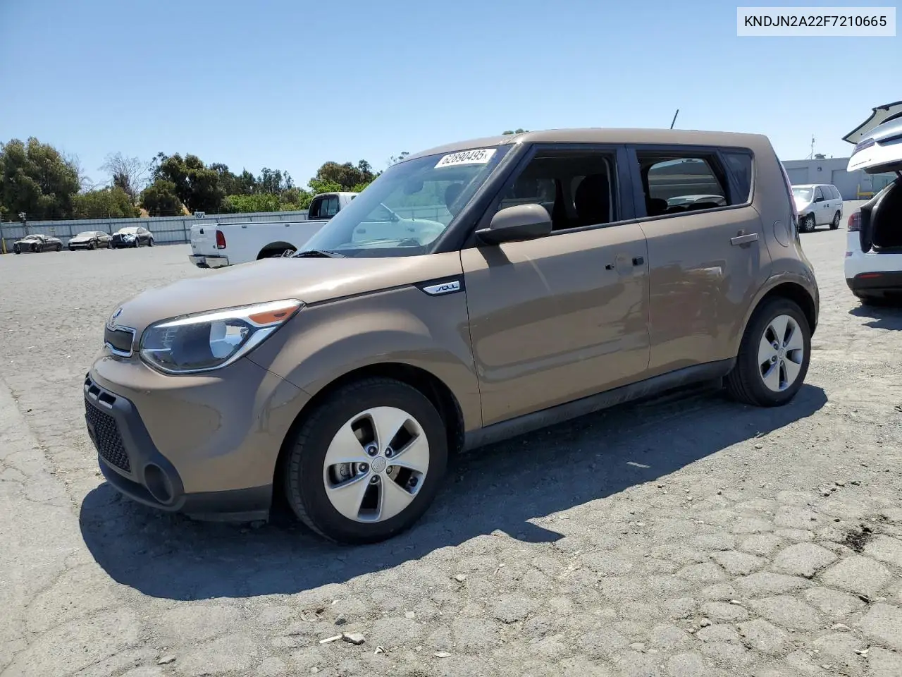 2015 Kia Soul VIN: KNDJN2A22F7210665 Lot: 62890495