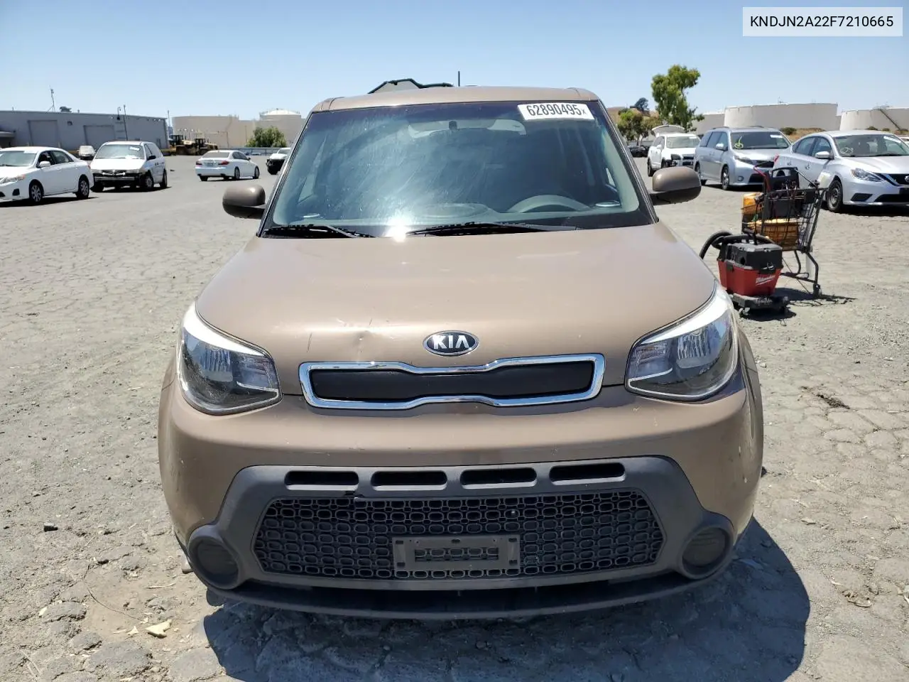 2015 Kia Soul VIN: KNDJN2A22F7210665 Lot: 62890495