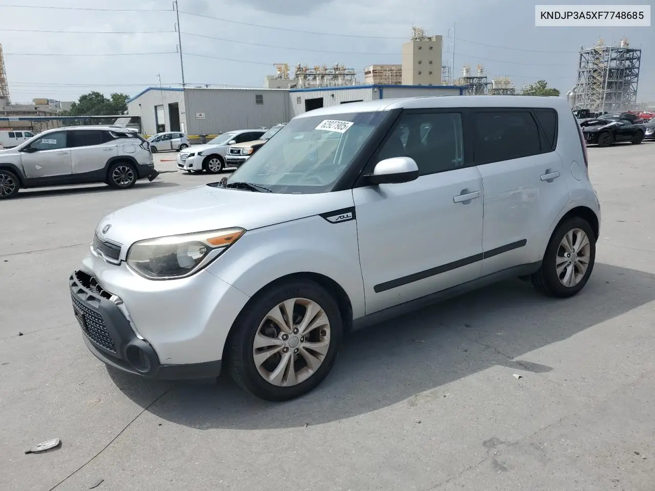 2015 Kia Soul + VIN: KNDJP3A5XF7748685 Lot: 62927905