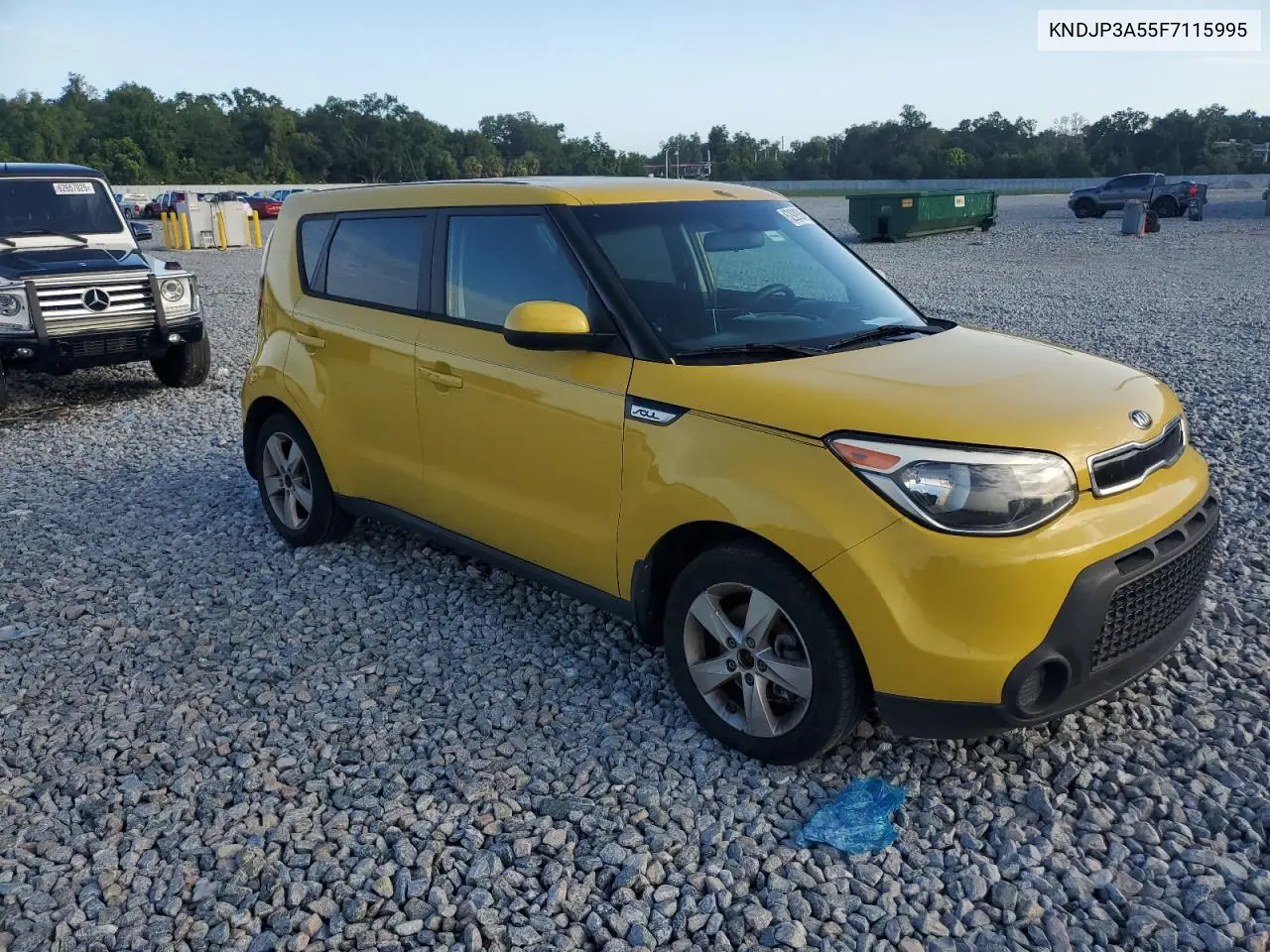 2015 Kia Soul + VIN: KNDJP3A55F7115995 Lot: 62929385
