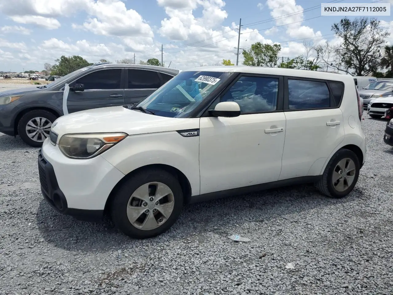 2015 Kia Soul VIN: KNDJN2A27F7112005 Lot: 62990375