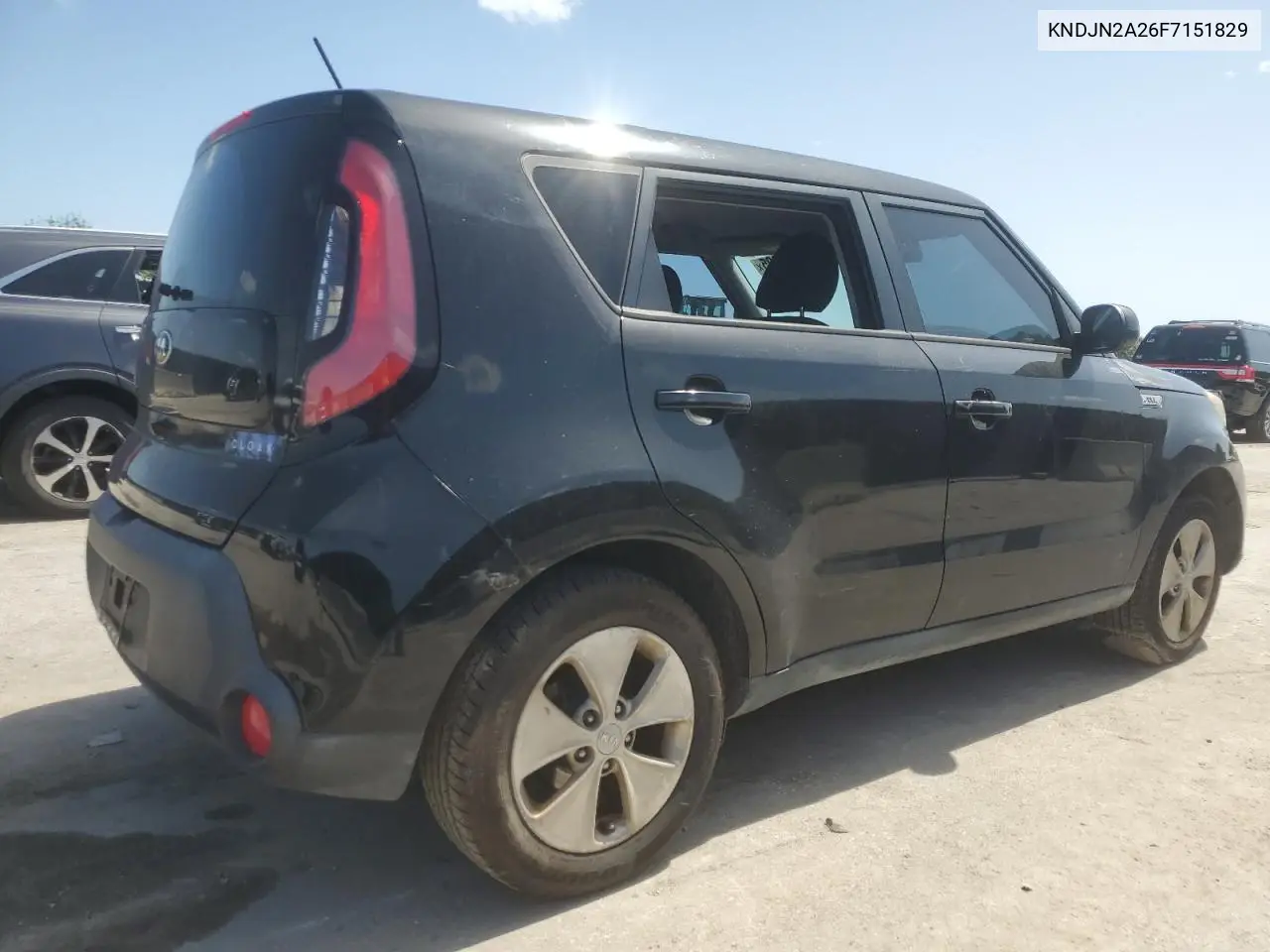 2015 Kia Soul VIN: KNDJN2A26F7151829 Lot: 62995895
