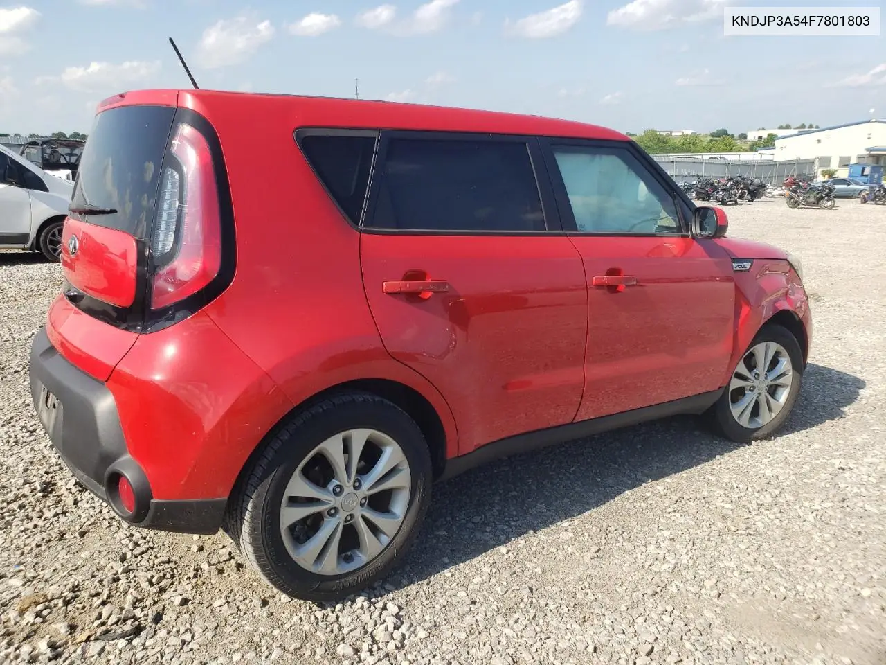 2015 Kia Soul + VIN: KNDJP3A54F7801803 Lot: 63049835