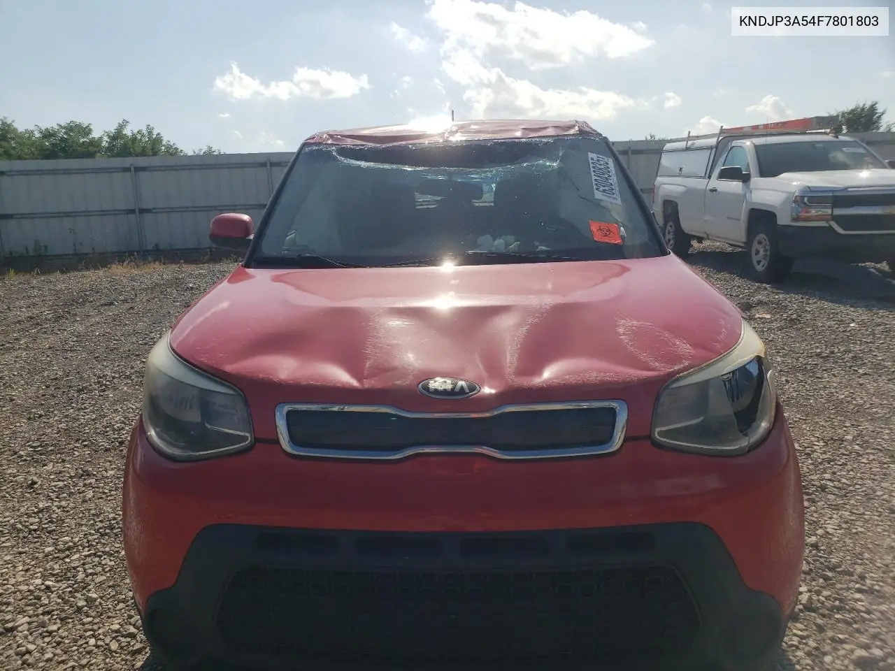 2015 Kia Soul + VIN: KNDJP3A54F7801803 Lot: 63049835
