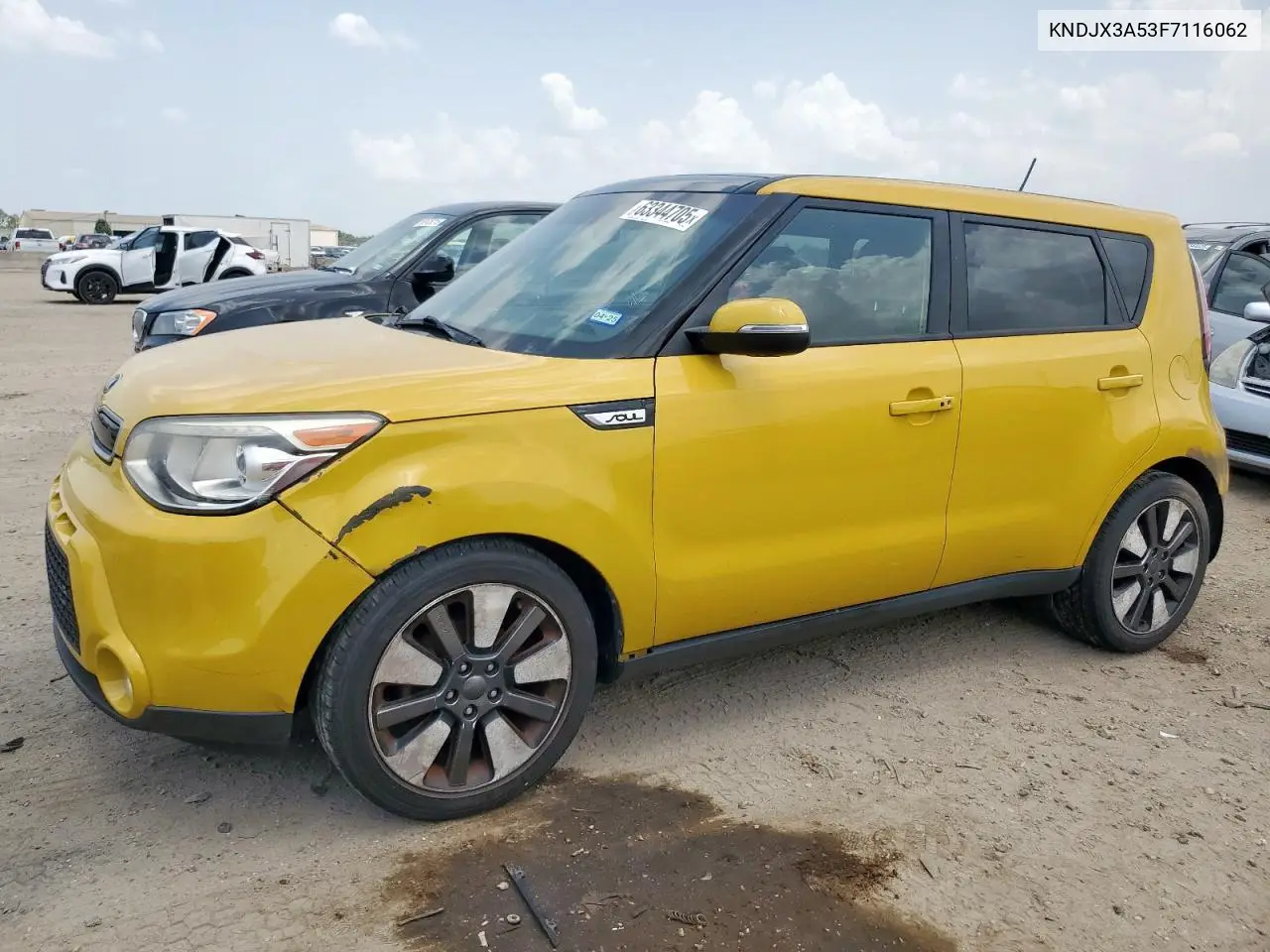 2015 Kia Soul ! VIN: KNDJX3A53F7116062 Lot: 63344705