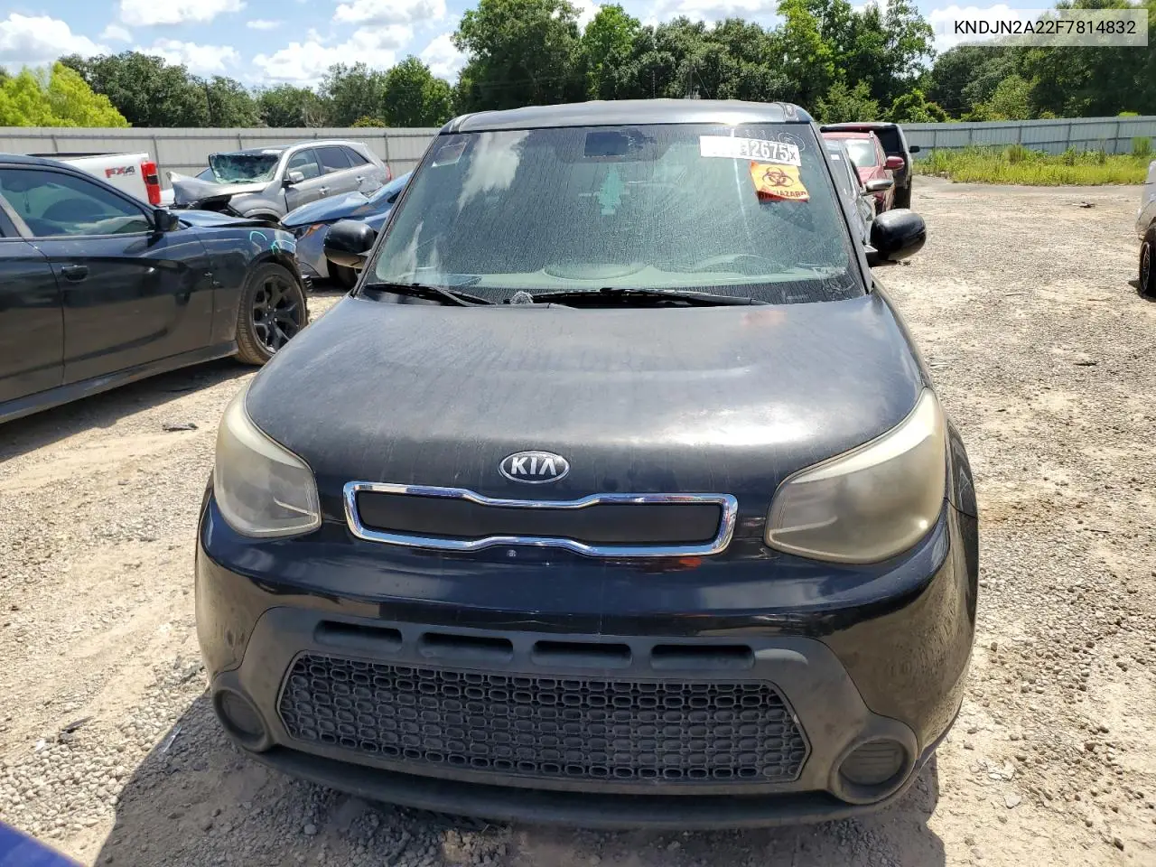 2015 Kia Soul VIN: KNDJN2A22F7814832 Lot: 64012675