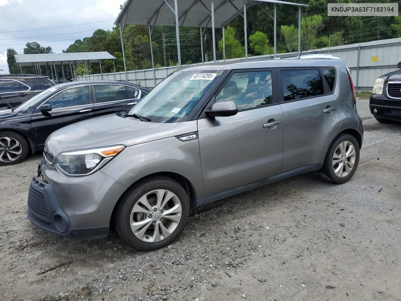 2015 Kia Soul + VIN: KNDJP3A53F7183194 Lot: 65174295
