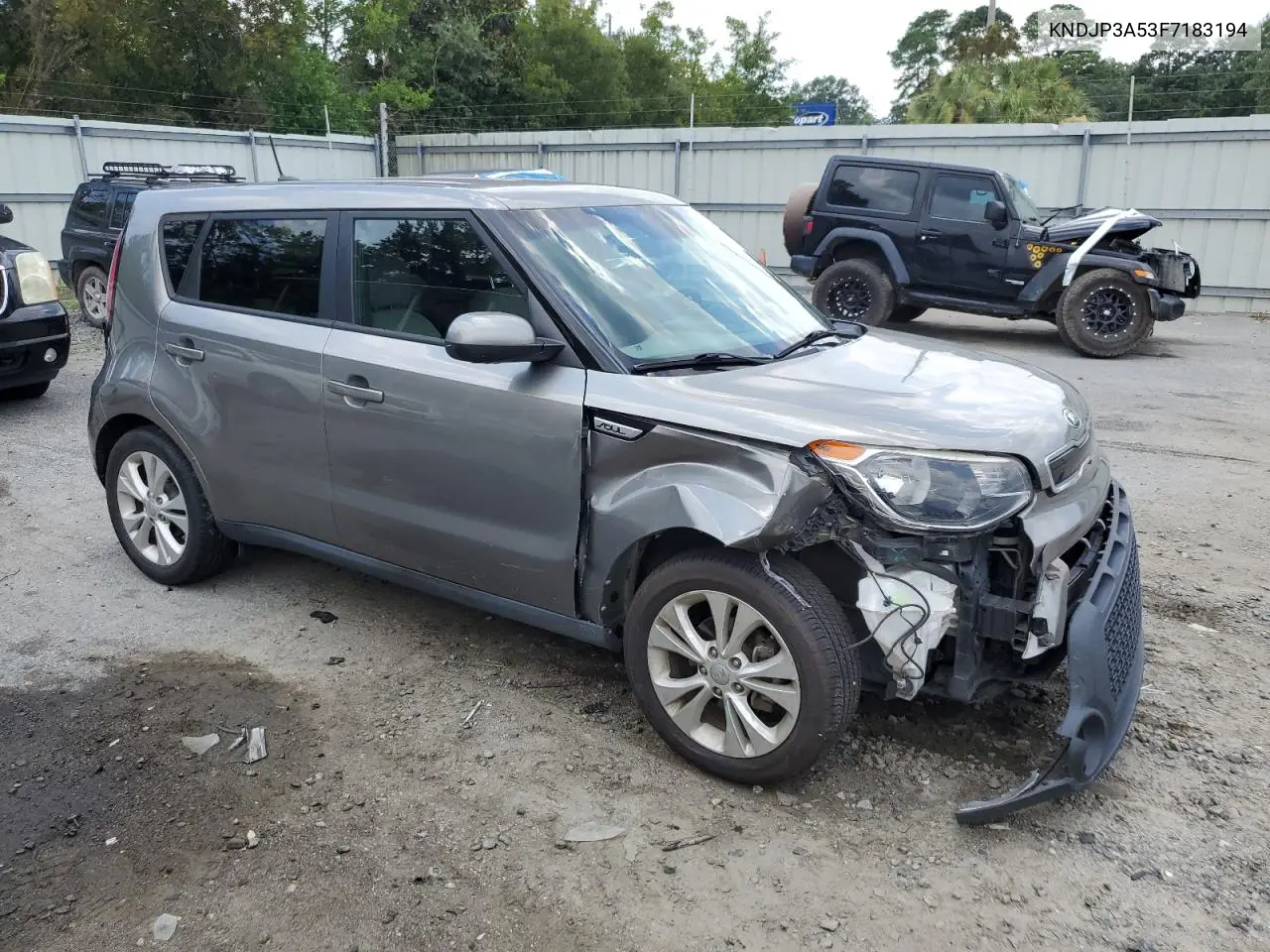 2015 Kia Soul + VIN: KNDJP3A53F7183194 Lot: 65174295