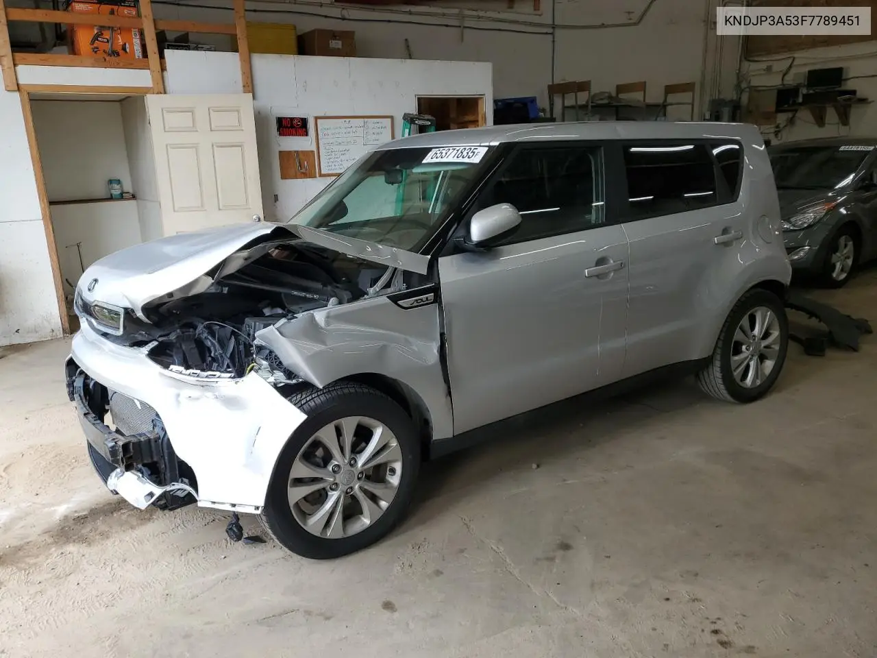 2015 Kia Soul + VIN: KNDJP3A53F7789451 Lot: 65371835