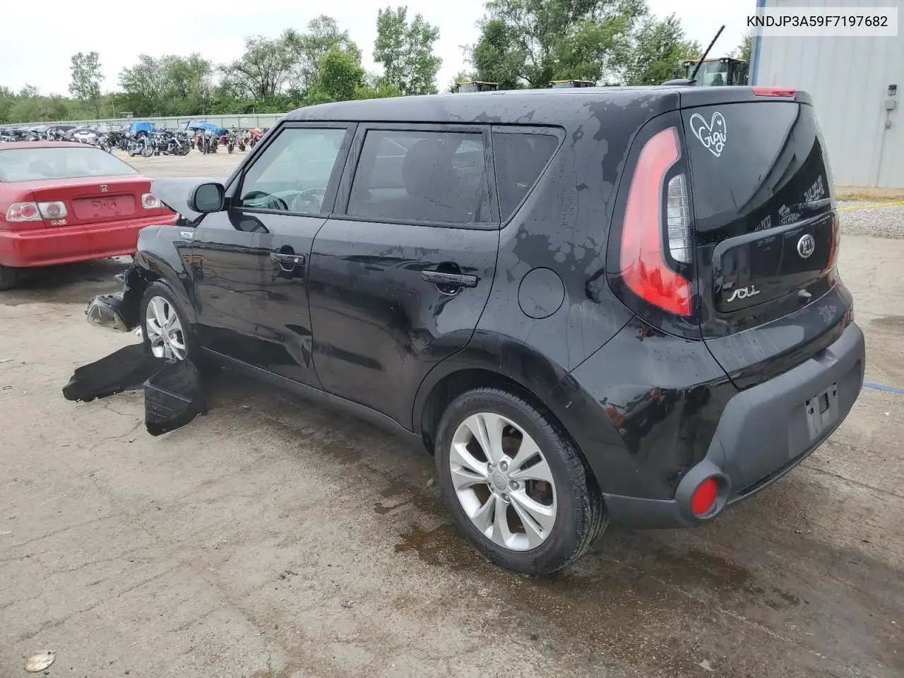 2015 Kia Soul + VIN: KNDJP3A59F7197682 Lot: 65530925
