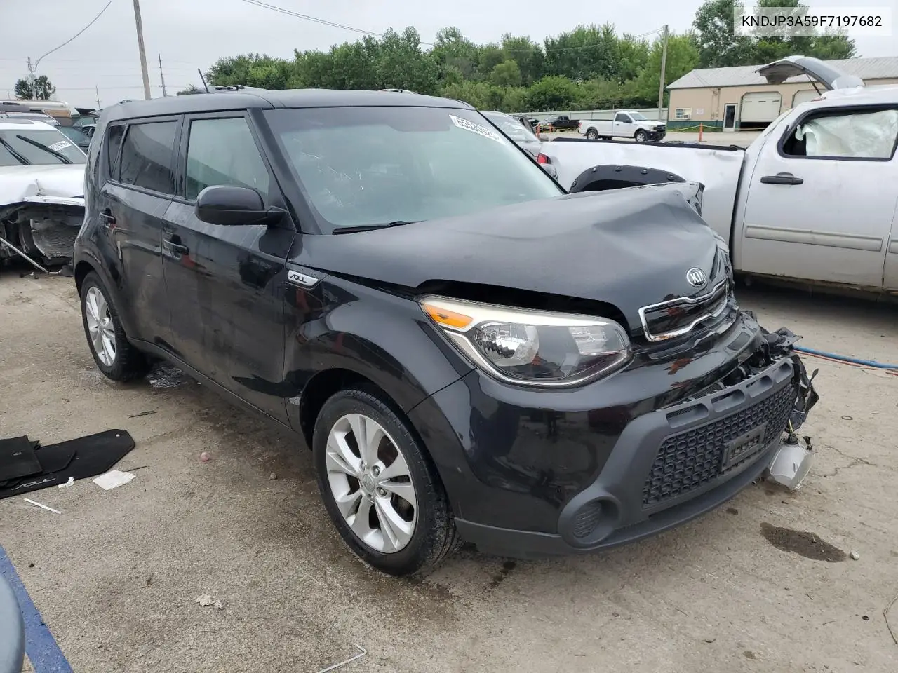 2015 Kia Soul + VIN: KNDJP3A59F7197682 Lot: 65530925