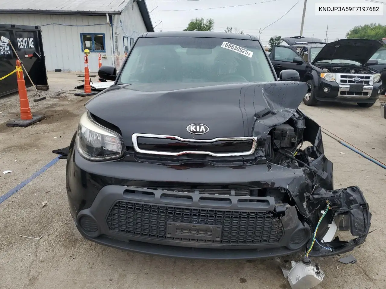 2015 Kia Soul + VIN: KNDJP3A59F7197682 Lot: 65530925