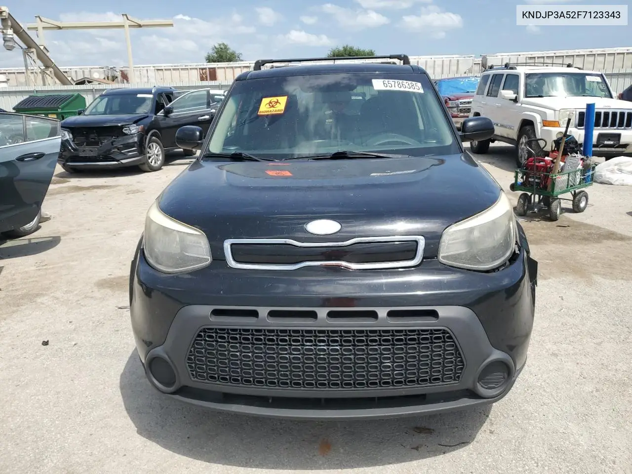 2015 Kia Soul + VIN: KNDJP3A52F7123343 Lot: 65786385
