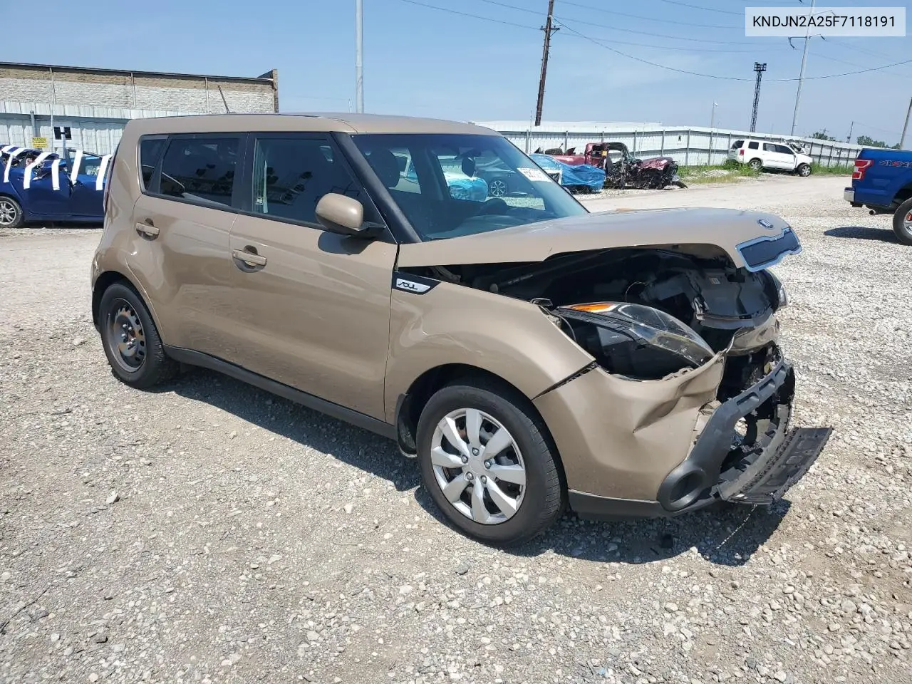 2015 Kia Soul VIN: KNDJN2A25F7118191 Lot: 65813075