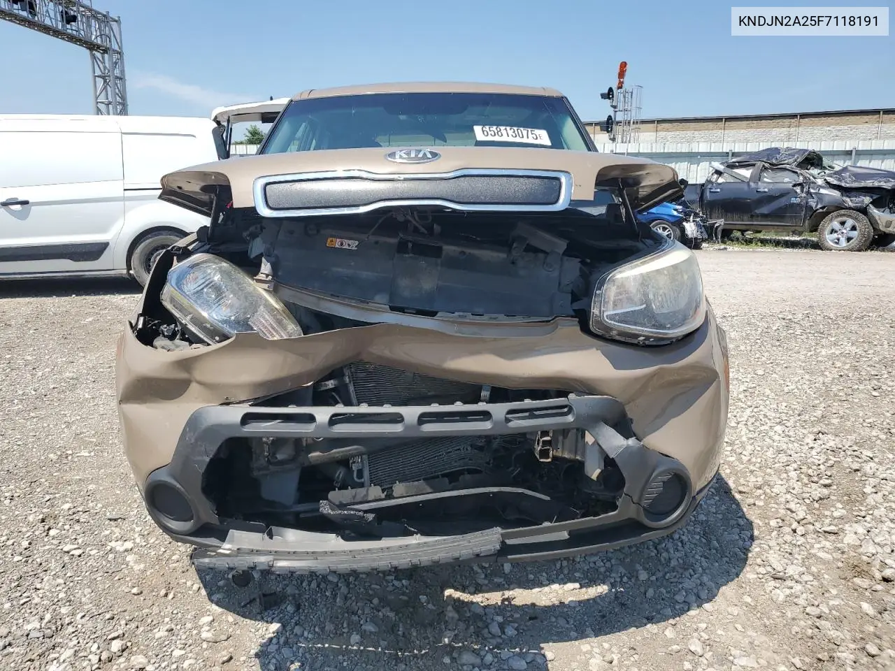 2015 Kia Soul VIN: KNDJN2A25F7118191 Lot: 65813075