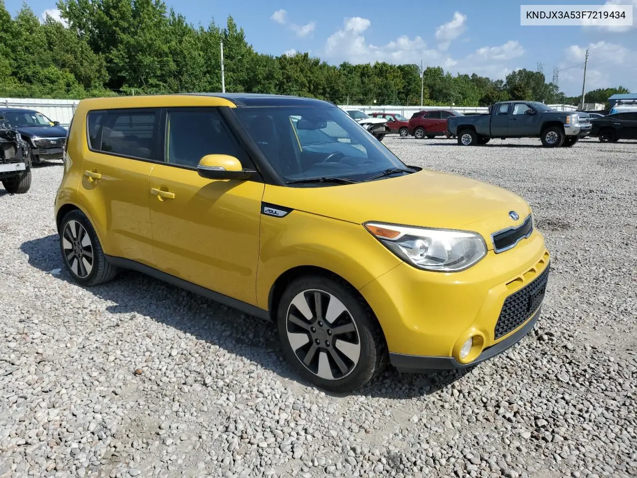 2015 Kia Soul ! VIN: KNDJX3A53F7219434 Lot: 65889205