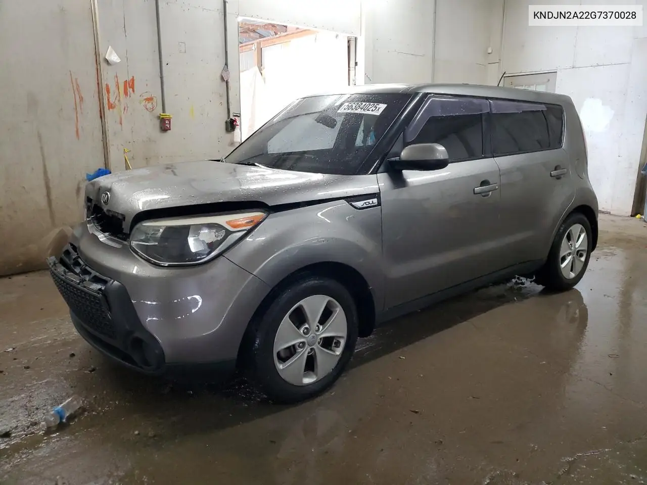 2016 Kia Soul VIN: KNDJN2A22G7370028 Lot: 56384025