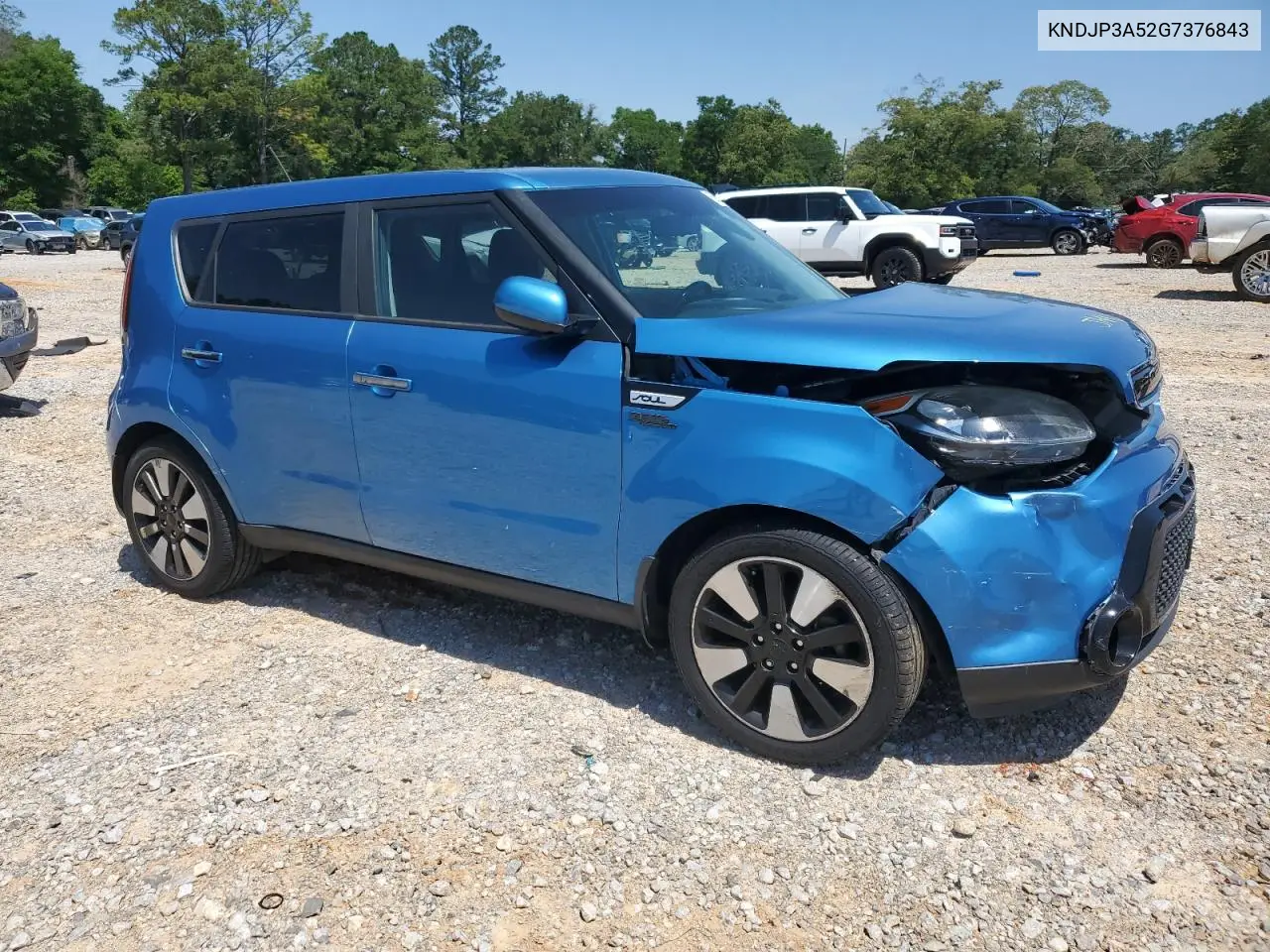 2016 Kia Soul + VIN: KNDJP3A52G7376843 Lot: 56538895