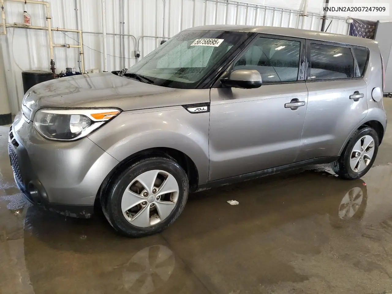 2016 Kia Soul VIN: KNDJN2A20G7247909 Lot: 56758695