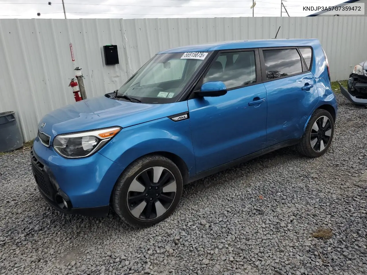 2016 Kia Soul + VIN: KNDJP3A57G7359472 Lot: 56915875