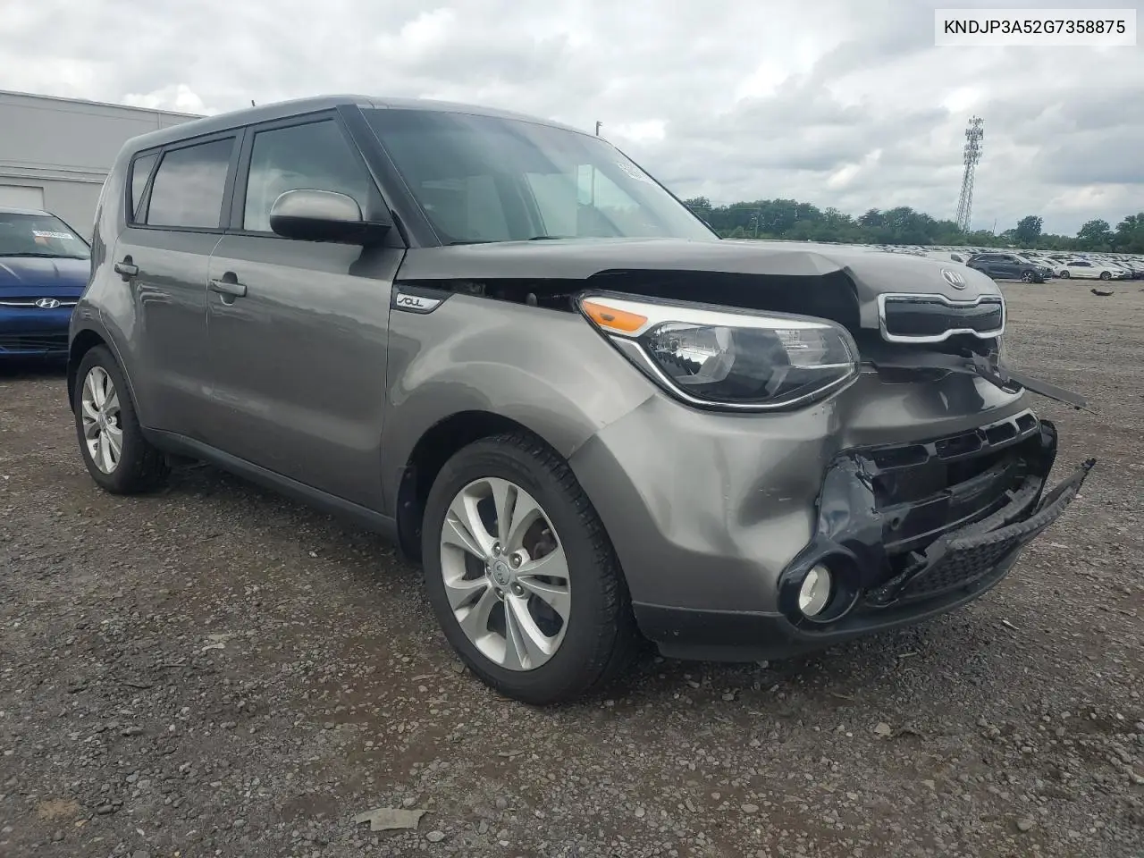 2016 Kia Soul + VIN: KNDJP3A52G7358875 Lot: 56971375