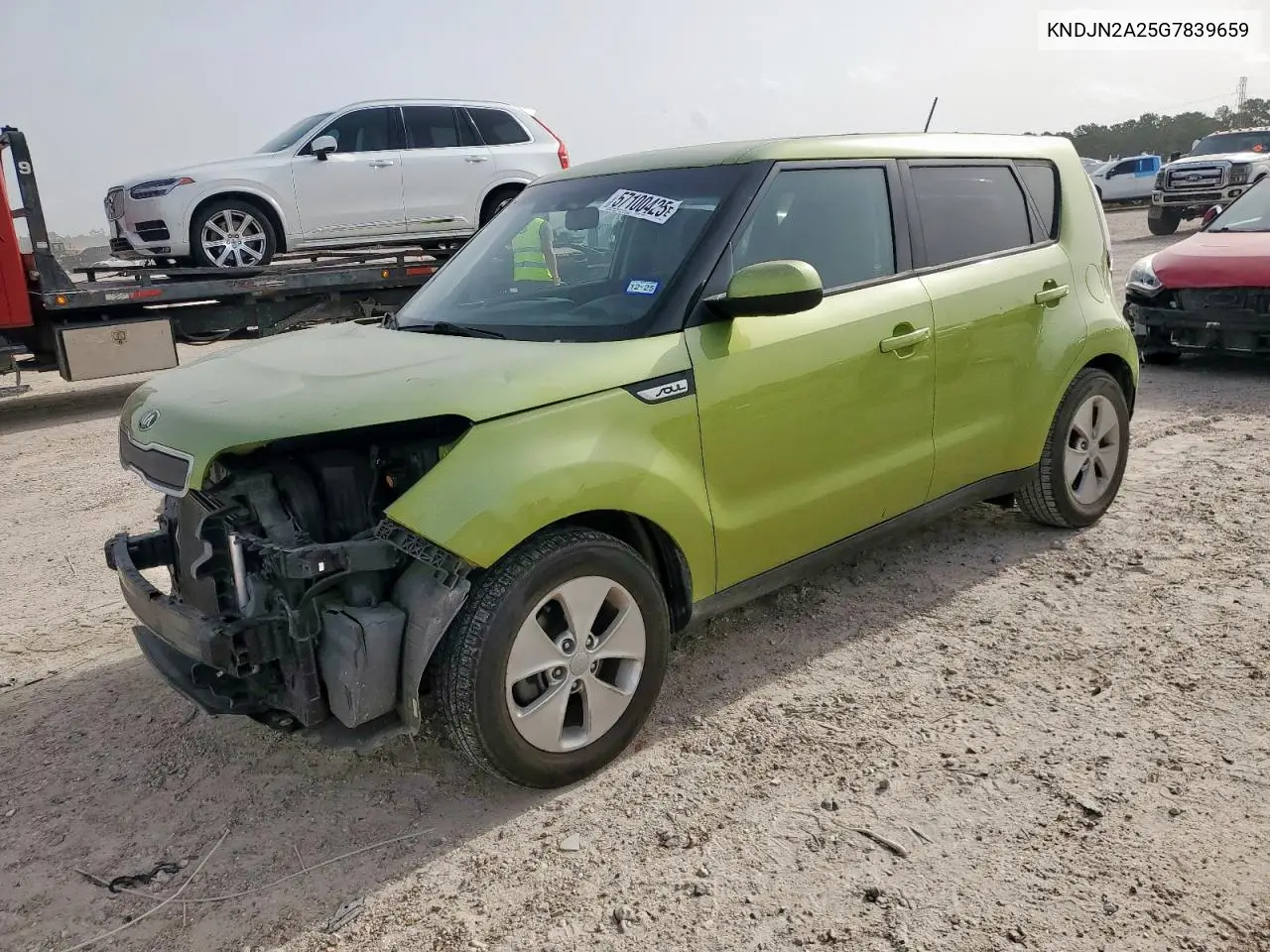 2016 Kia Soul VIN: KNDJN2A25G7839659 Lot: 57100425