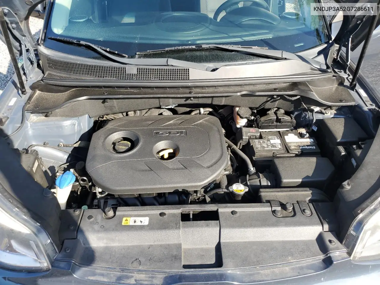 2016 Kia Soul + VIN: KNDJP3A52G7286611 Lot: 57131685