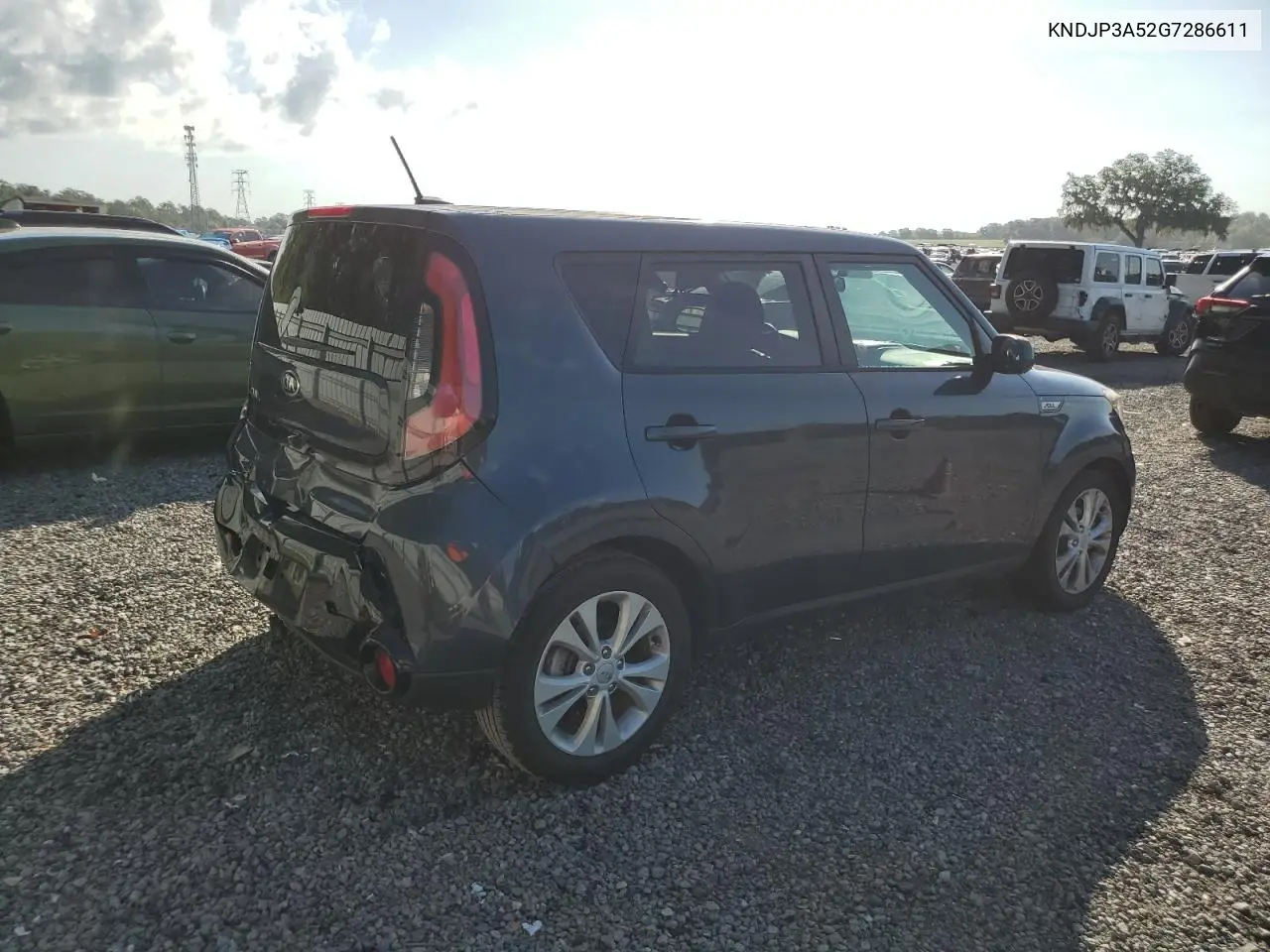 2016 Kia Soul + VIN: KNDJP3A52G7286611 Lot: 57131685