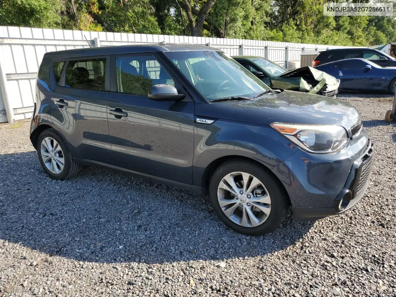 2016 Kia Soul + VIN: KNDJP3A52G7286611 Lot: 57131685
