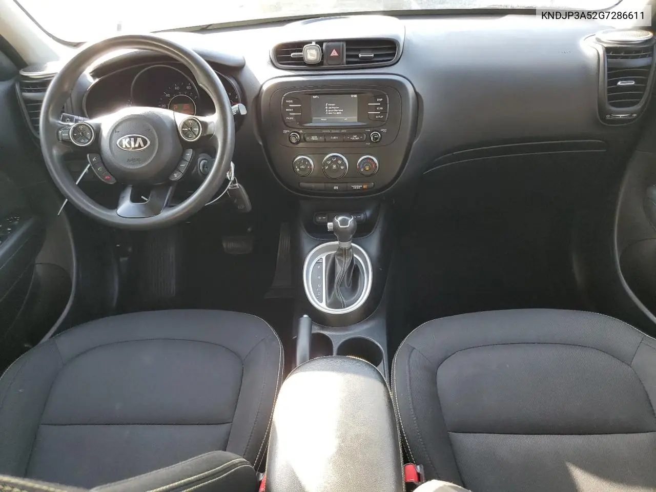 2016 Kia Soul + VIN: KNDJP3A52G7286611 Lot: 57131685
