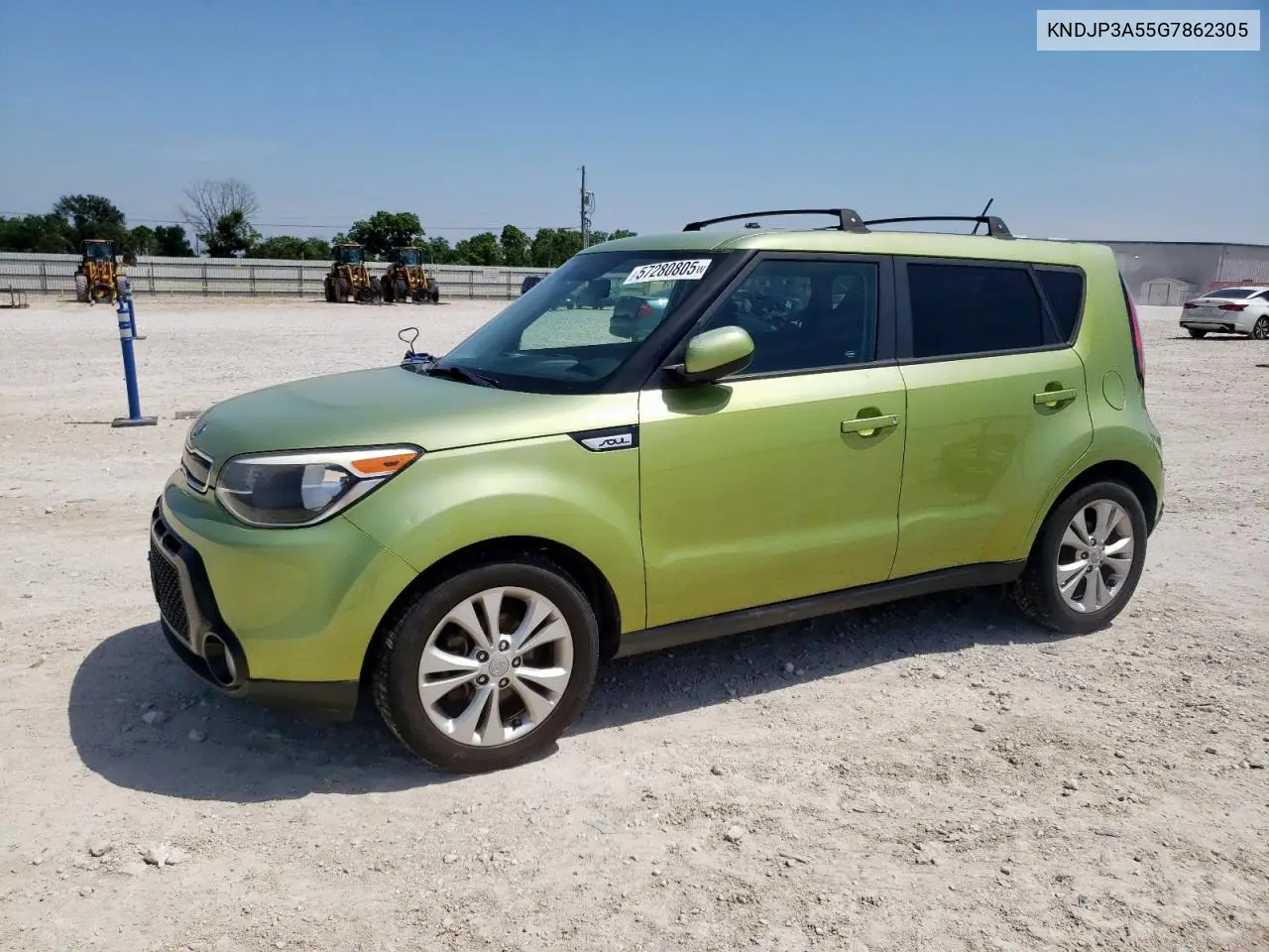 2016 Kia Soul + VIN: KNDJP3A55G7862305 Lot: 57280805
