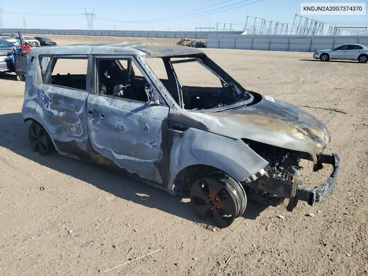 2016 Kia Soul VIN: KNDJN2A20G7374370 Lot: 58864575