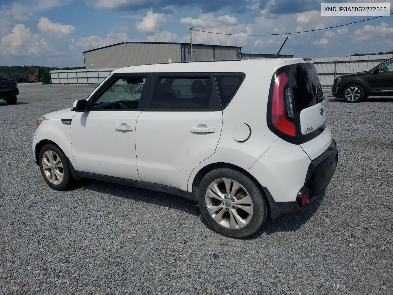 2016 Kia Soul + VIN: KNDJP3A50G7272545 Lot: 62275245