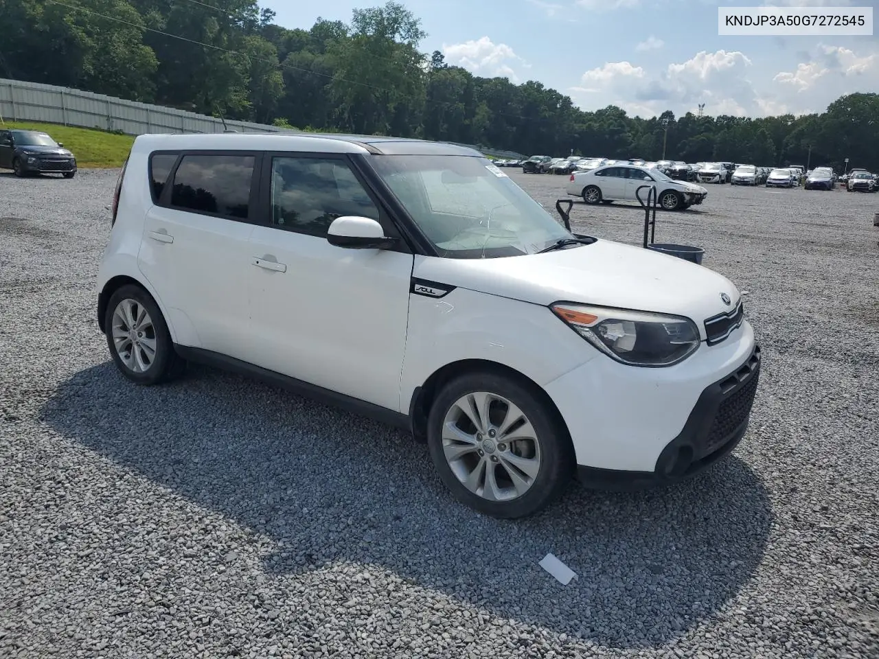 2016 Kia Soul + VIN: KNDJP3A50G7272545 Lot: 62275245