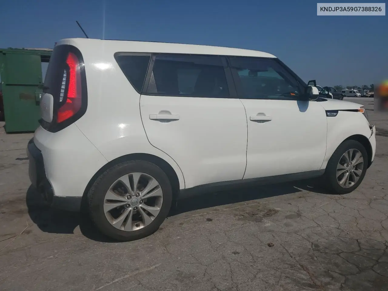 2016 Kia Soul + VIN: KNDJP3A59G7388326 Lot: 62599895