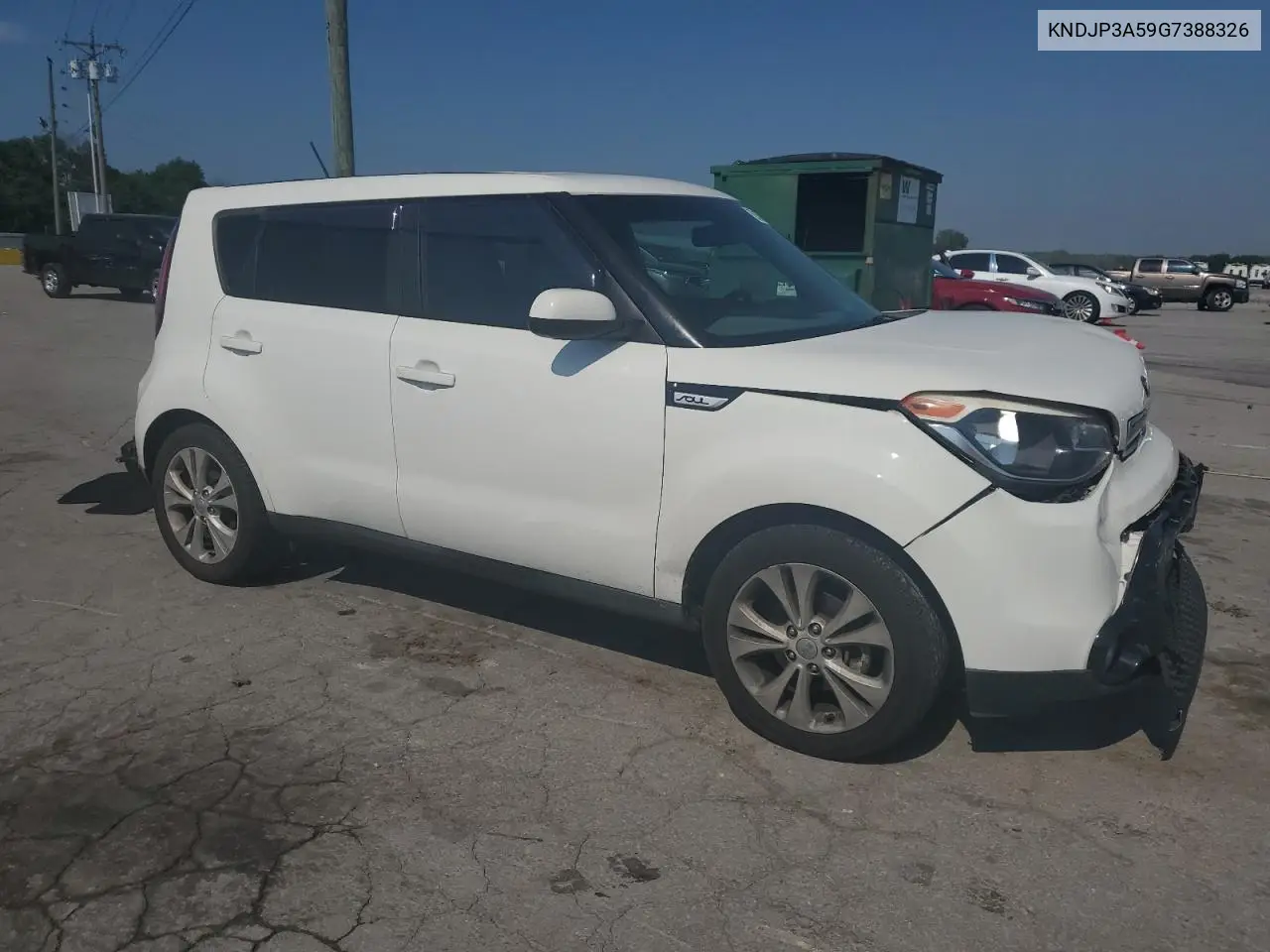 2016 Kia Soul + VIN: KNDJP3A59G7388326 Lot: 62599895