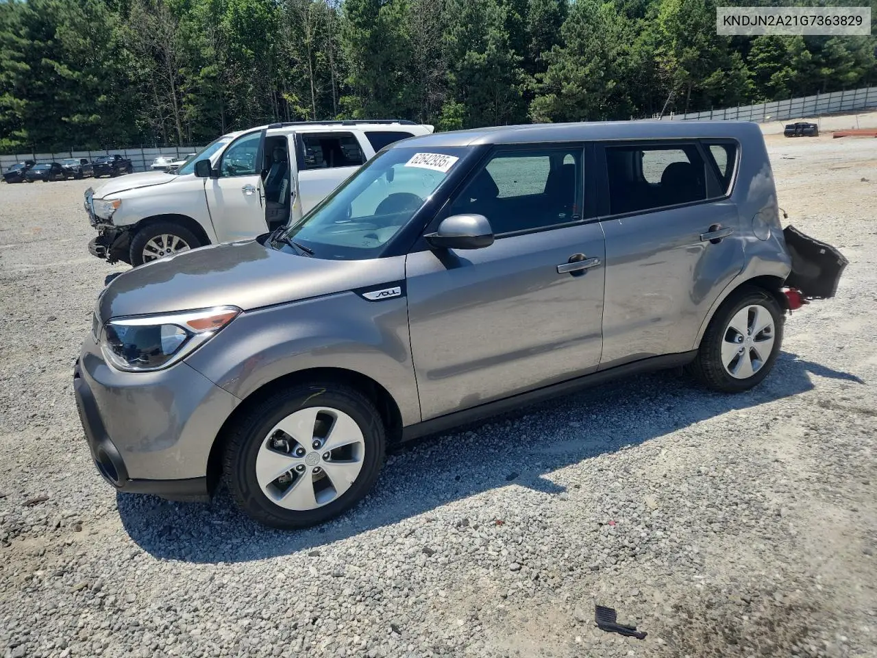2016 Kia Soul VIN: KNDJN2A21G7363829 Lot: 62642935