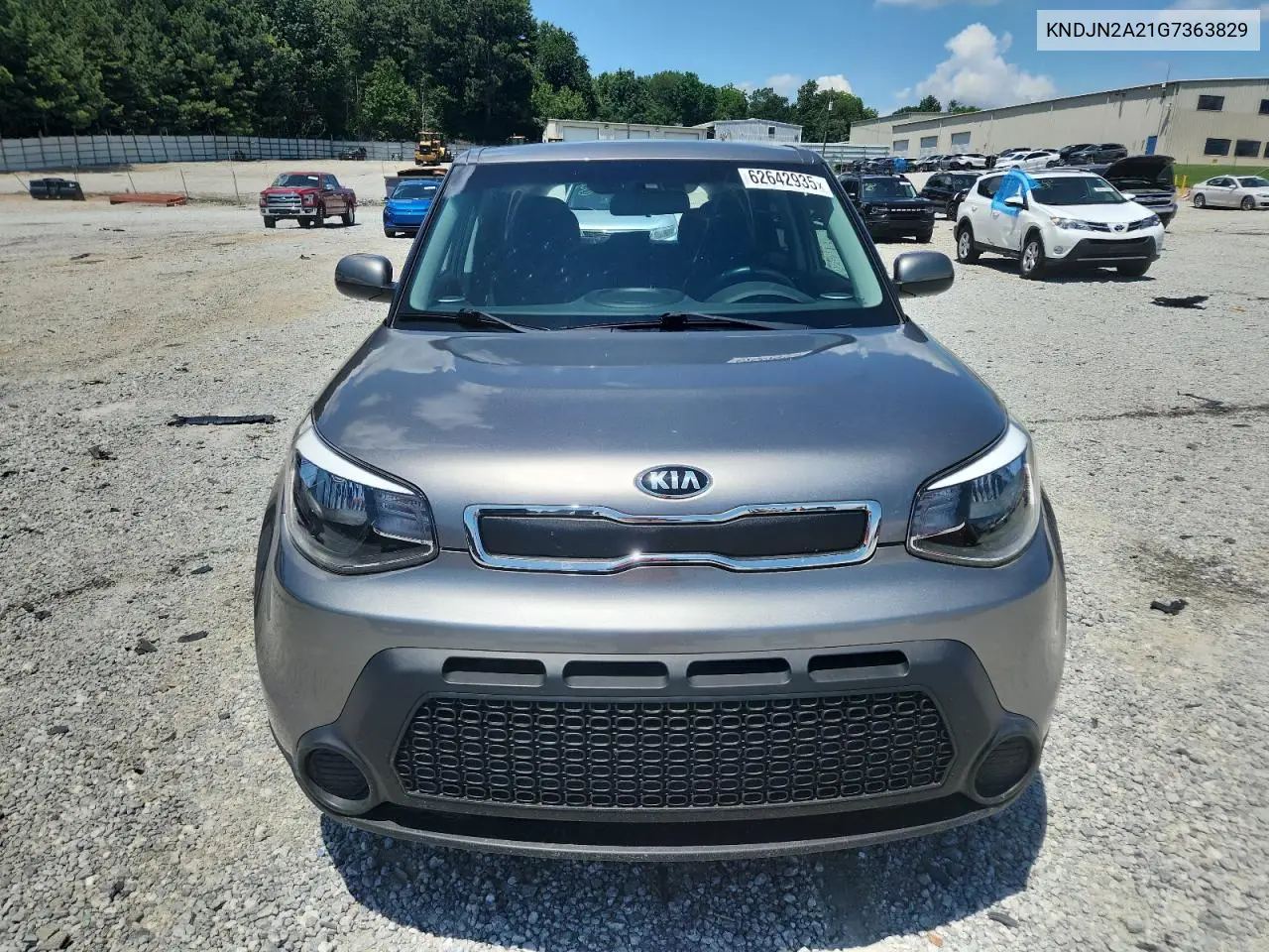 2016 Kia Soul VIN: KNDJN2A21G7363829 Lot: 62642935
