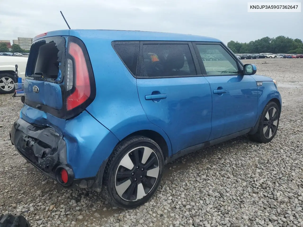 2016 Kia Soul + VIN: KNDJP3A59G7362647 Lot: 62668635