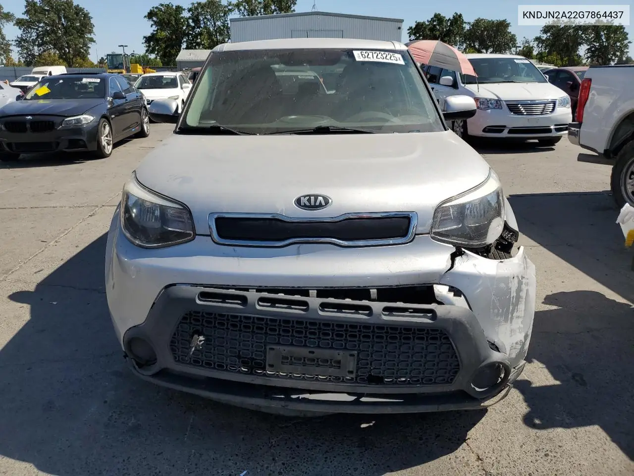 2016 Kia Soul VIN: KNDJN2A22G7864437 Lot: 62723225