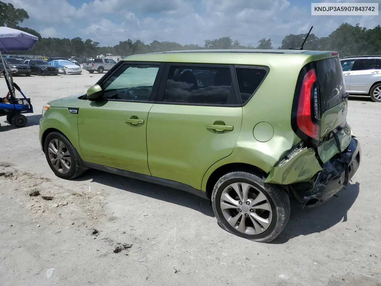 2016 Kia Soul + VIN: KNDJP3A59G7843742 Lot: 62764865