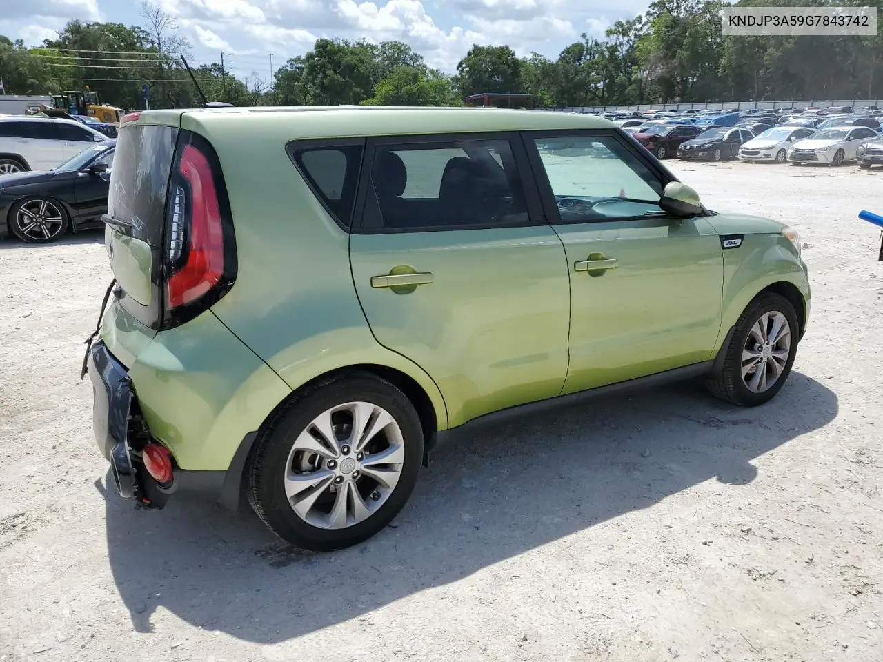 2016 Kia Soul + VIN: KNDJP3A59G7843742 Lot: 62764865