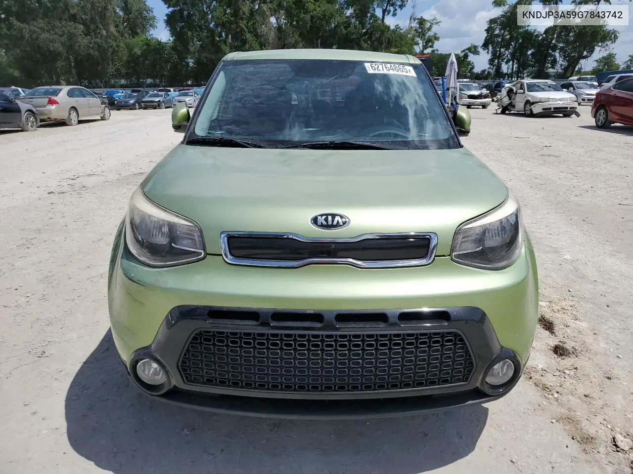 2016 Kia Soul + VIN: KNDJP3A59G7843742 Lot: 62764865