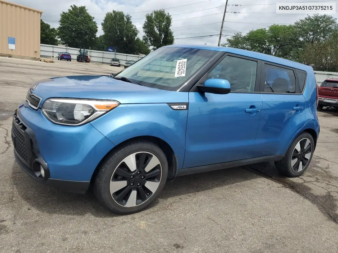 2016 Kia Soul + VIN: KNDJP3A51G7375215 Lot: 62955435