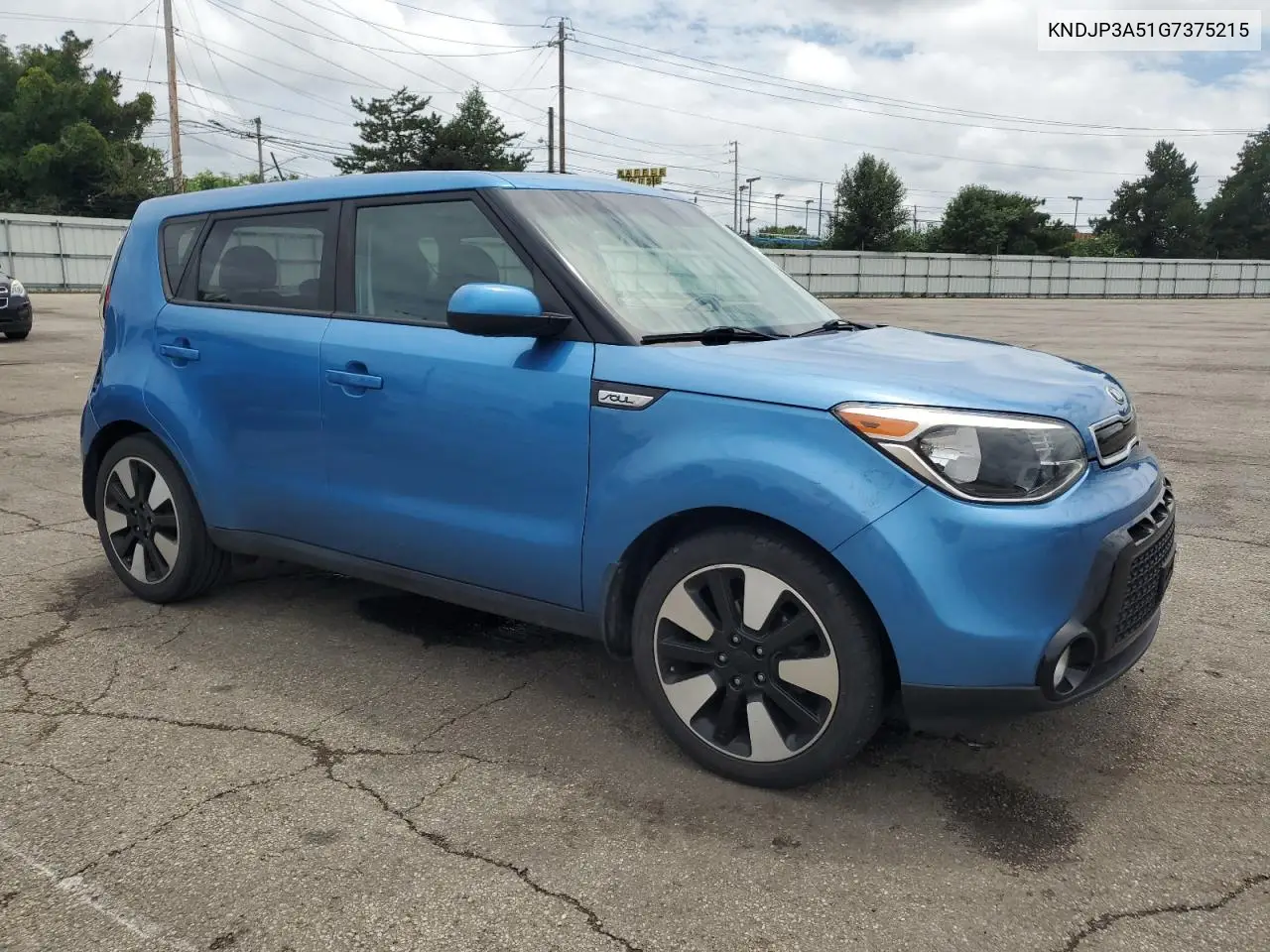 2016 Kia Soul + VIN: KNDJP3A51G7375215 Lot: 62955435