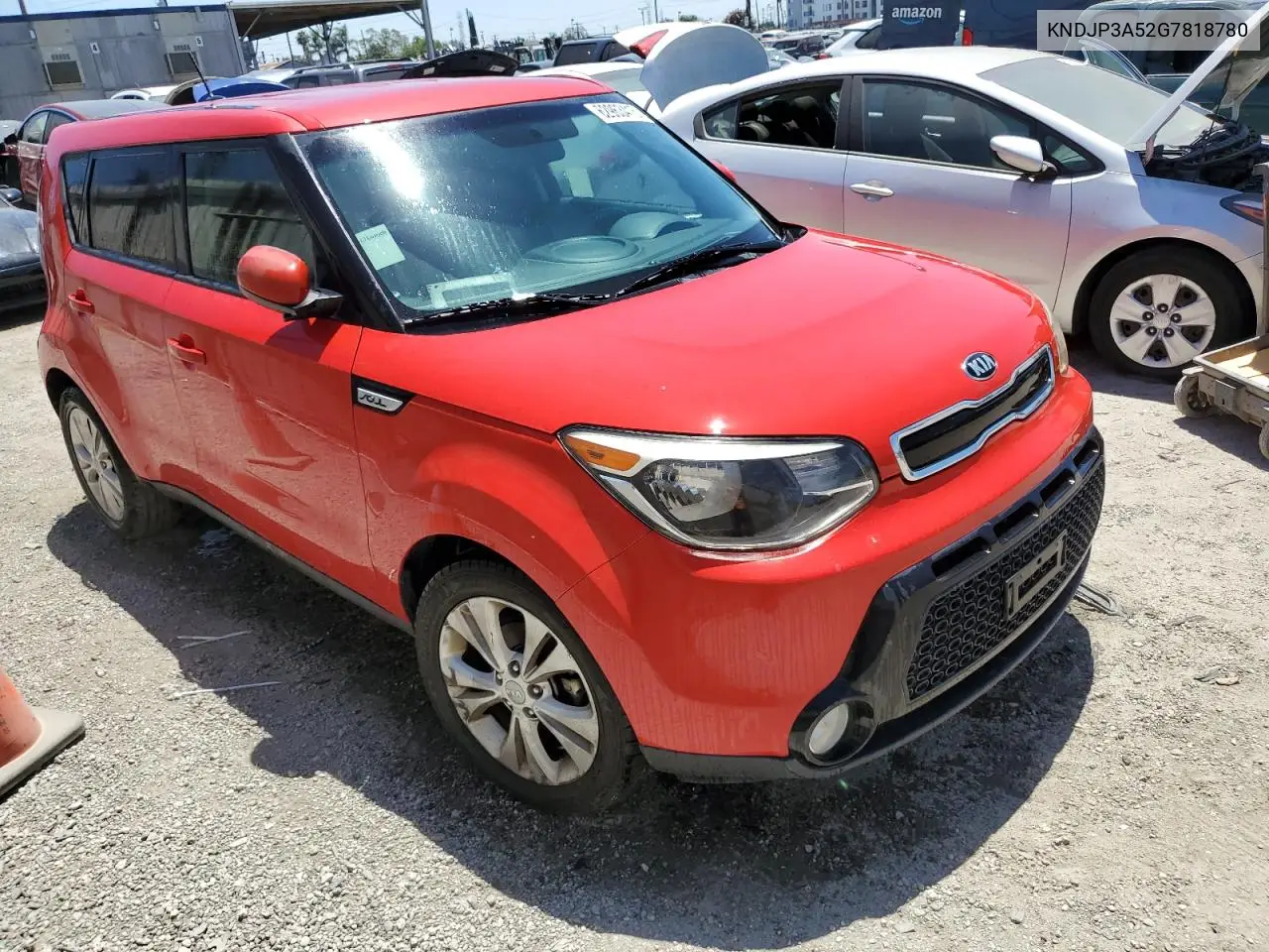 2016 Kia Soul + VIN: KNDJP3A52G7818780 Lot: 62963415