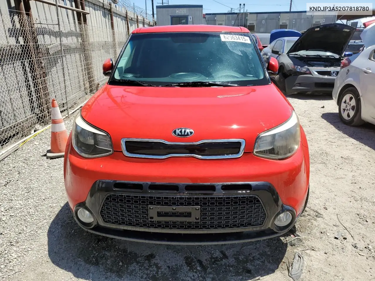 2016 Kia Soul + VIN: KNDJP3A52G7818780 Lot: 62963415