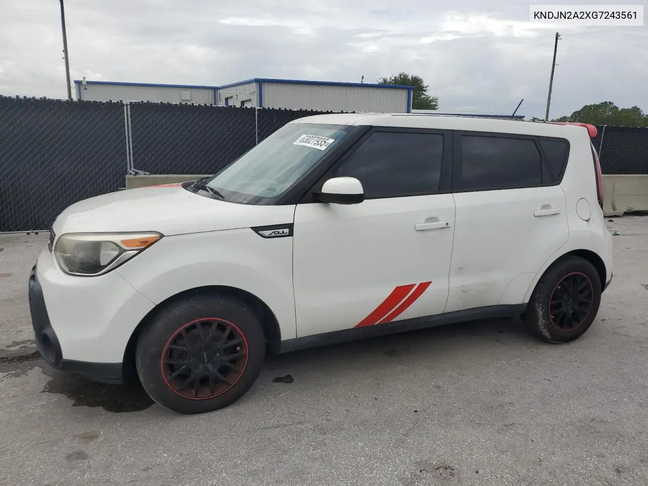 2016 Kia Soul VIN: KNDJN2A2XG7243561 Lot: 63027935