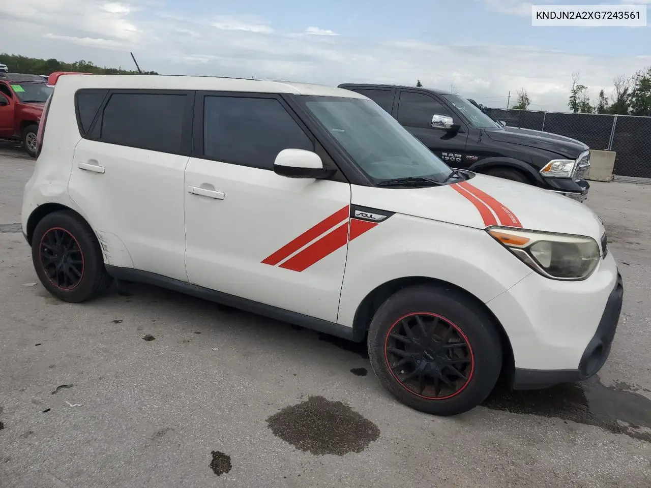2016 Kia Soul VIN: KNDJN2A2XG7243561 Lot: 63027935