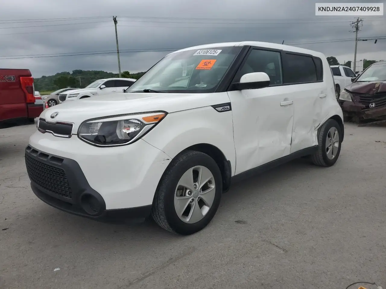 2016 Kia Soul VIN: KNDJN2A24G7409928 Lot: 63106125